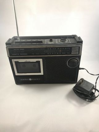 Ge 3 - 5207a Vintage Am/fm Cassette Recorder Player Radio Boombox Ships