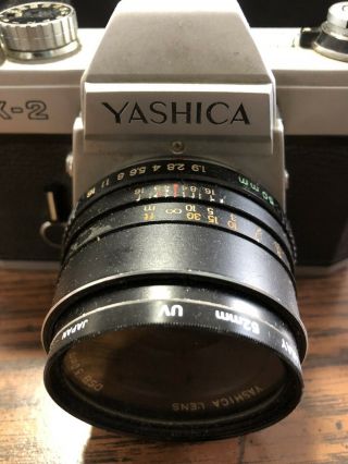 Vintage Yashica fx - 2 35 mm SLR Camera 2