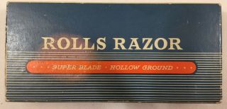 Vintage Rolls Razor Viscount Blade Box Made In England