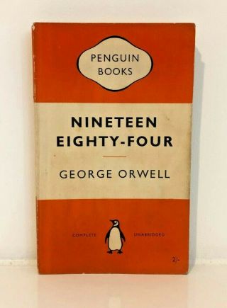 Nineteen Eighty Four 1984 By George Orwell Vintage 1954 Penguin First Edition