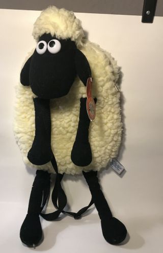 Wallace And Gromit Back Pack Shaun The Sheep Vintage 1989 - Rucksack With Tags