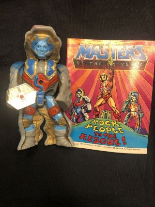 Motu Stonedar Vintage Masters Of The Universe Complete Weapon Mini Comic He - Man