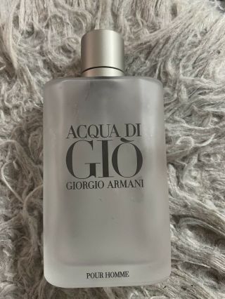 Aqua Di Gio Giorgio Armani Empty Perfum Bottle 100 Ml Eau De Parfum Man Collect