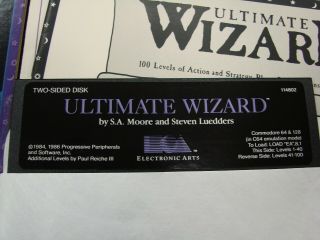 Vintage Ultimate Wizard Commodore 64/128 (1) 5.  25 