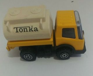 Vintage Tonka Yellow Milk Tanker Truck Steel Plastic Toy Rare