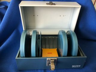 Vintage 8mm Home Movie Reels With Case Hawaii Williamsburg Nc 1970s,  1 Empty