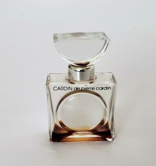 Cardin De Pierre Cardin - Vintage Glass Bottle - Distrib.  By Jacqueline Cochran