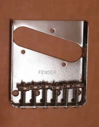 Usa Fender Telecaster 6 Saddle Guitar Bridge Vintage Style 52 Supplemental Tele