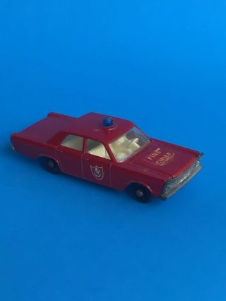 Matchbox Lesney Vintage Ford Fire Chief Car No 59