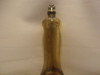 Vintage Antique Prince Matchabelli Crown Perfume Bottle 1 Oz Cross Stopper