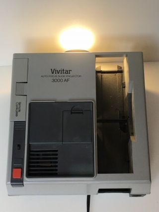 Vintage Vivitar 3000af Slide Projector Viewer Built Remote Mechanical Auto Focus