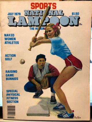 National Lampoon July 1979 Sports Issue Vintage Ads Humor And Satire