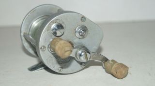 VINTAGE PFLUEGER SUPREME MODEL NO.  1579 CASTING FISH REEL WITH POUCH 3