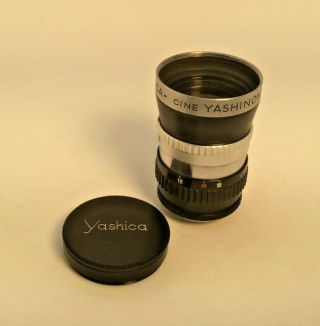 Vintage Yashica D Mount Wide - Angle Lens With Box & Guide