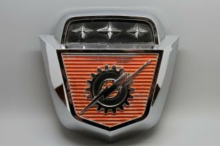 1953 - 56 Ford Pickup Hood Emblem - P/n Bacaa - 16637 - A - Vintage