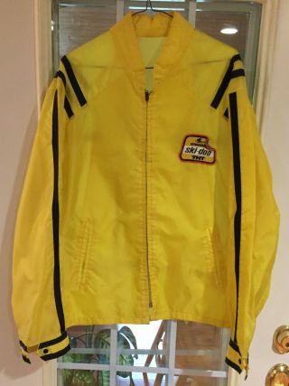 Hg0008 Vtg Bombardier Ski - Doo Tnt Sports Fashions Nylon Shell Jacket Large