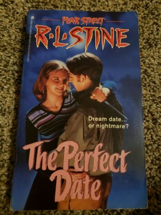 Rl Stine Fear Street The Perfect Date Book Vintage Cover Htf Ya Horror