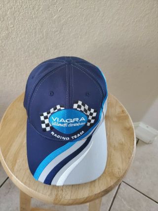 Vintage Nascar Martin Viagra Racing Team Baseball Cap Hat Roush Racing Team