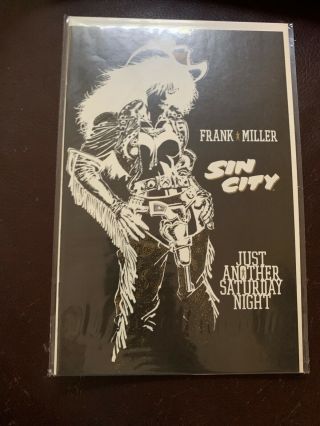 Frank Miller Sin City: Just Another Saturday Night 1 Dark Horse Comics Vtg 1998
