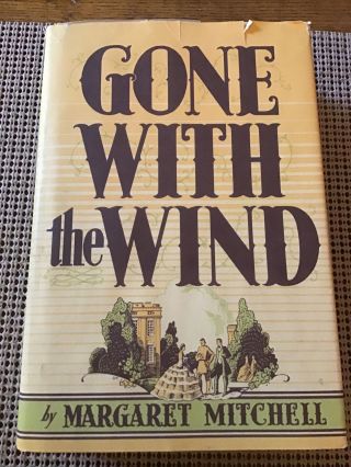 Gone With The Wind Book - 1936 Renewed 1964 Macmillan Co Rare Vintage Books ☆usa