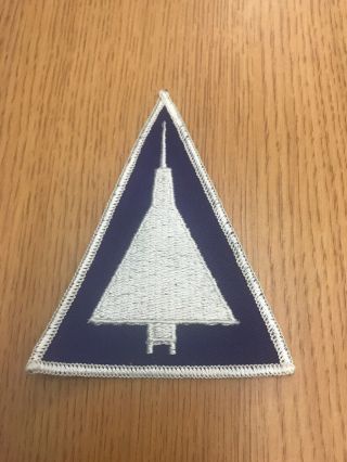 60s 70s F - 102 Delta Dagger Blue Triangle Patch Rare Vtg 4” Usaf Us Air Force