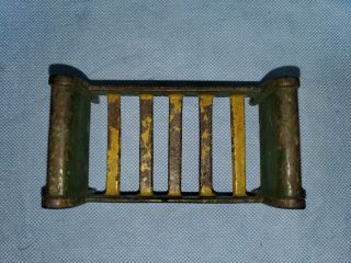 Dollhouse Miniature Cast Bed Frame Antique Vintage Small Toy Furniture Bedroom
