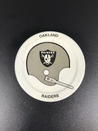 Vintage 1971 Nfl Gatorade Lid/cap - Oakland Raiders
