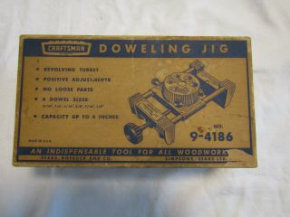 Vintage Craftsman 9 - 4186 Doweling Jig