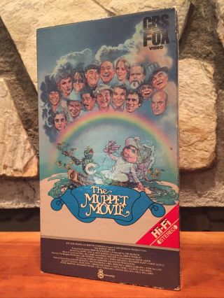 The Muppet Movie (vhs,  1984) Jim Henson Family Kids Cbs Fox Red Vintage Rare