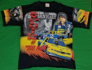 Dale Earnhardt Wrangler Nascar T - Shirt Evolution Of The Man Vintage 1998 Xl Euc