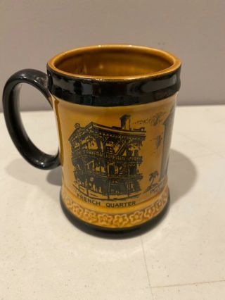 Vintage.  Orleans coffee cup.  Made in japan COFFEE MUG/ TEA LOUISIANA 3