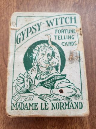 Vintage Gypsy - Witch Fortune Telling Cards Madame Le Normand