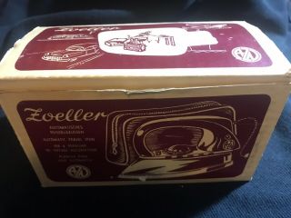 Vintage Zoeller Electric Travel Iron Made In Western Germany With Intl Adaptor