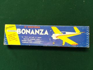 Vintage American Junior Aircraft Balsa Wood Beechcraft Bonanza Model Kit