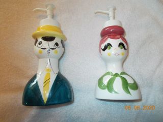 Irving W.  Rice Collectibles Vintage - His & Hers Soap Pump.  Looks.