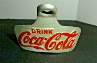 Vintage Star X Brown Co.  Drink Coca - Cola Wall Bottle Opener - Made In Germany