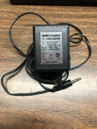Dod Digitech Wd1e050p02 Ps50 - 117 Vintage Pedal Power Adapter 12v 50 Ma Adaptor