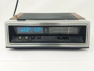 General Electric 7 - 4659b Digital Alarm Clock Am Fm Radio,  Vintage Ge Clock Radio