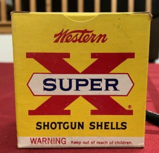 Western - X 28 Gauge Long Range Maximum Load Empty Shotgun Shell Box
