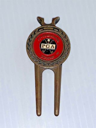 1975 Pga Championship Divot Tool - Vintage - Us Patent 4627621