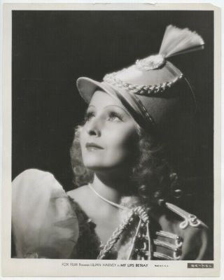 Lilian Harvey 1933 Vintage Hollywood Portrait My Lips Betray
