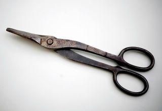 Vintage Craftsman 12 1/2 ",  3 " Cut Duck Bill Sheet Metal Shears Tin Snips 4546