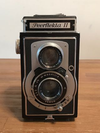 Vintage Welta Peerflekta Ii Tlr Camera Germany - Work