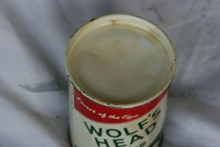 Vintage Wolf ' s Head Lube Can 2