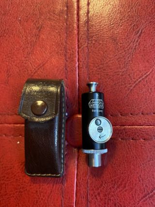 Leitz Leica Self Timer,  With Leather Case,  Vintage Item