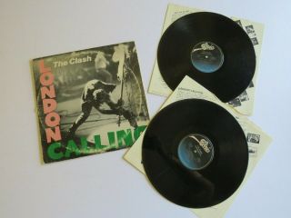 Vinyl Record Album Lp The Clash London Calling 1979 Cbs Punk Rock Vintage Epic