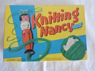 Spear’s Games British Vintage Knitting Nancy With Knitting Doll