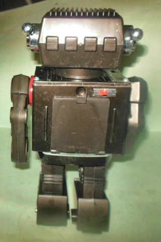 VINTAGE TIN AND PLASTIC TOY ROTO - ROBOT SPACE SH BATTERY OPERATED W/BOX JAPAN 2
