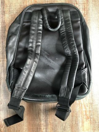 ADIDAS Leather Backpack - Vintage Faded Black,  Laptop Compartment 2