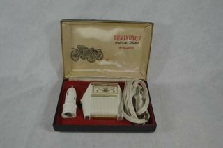 Remington Roll - A - Matic Electric Shaver With Case Vintage
